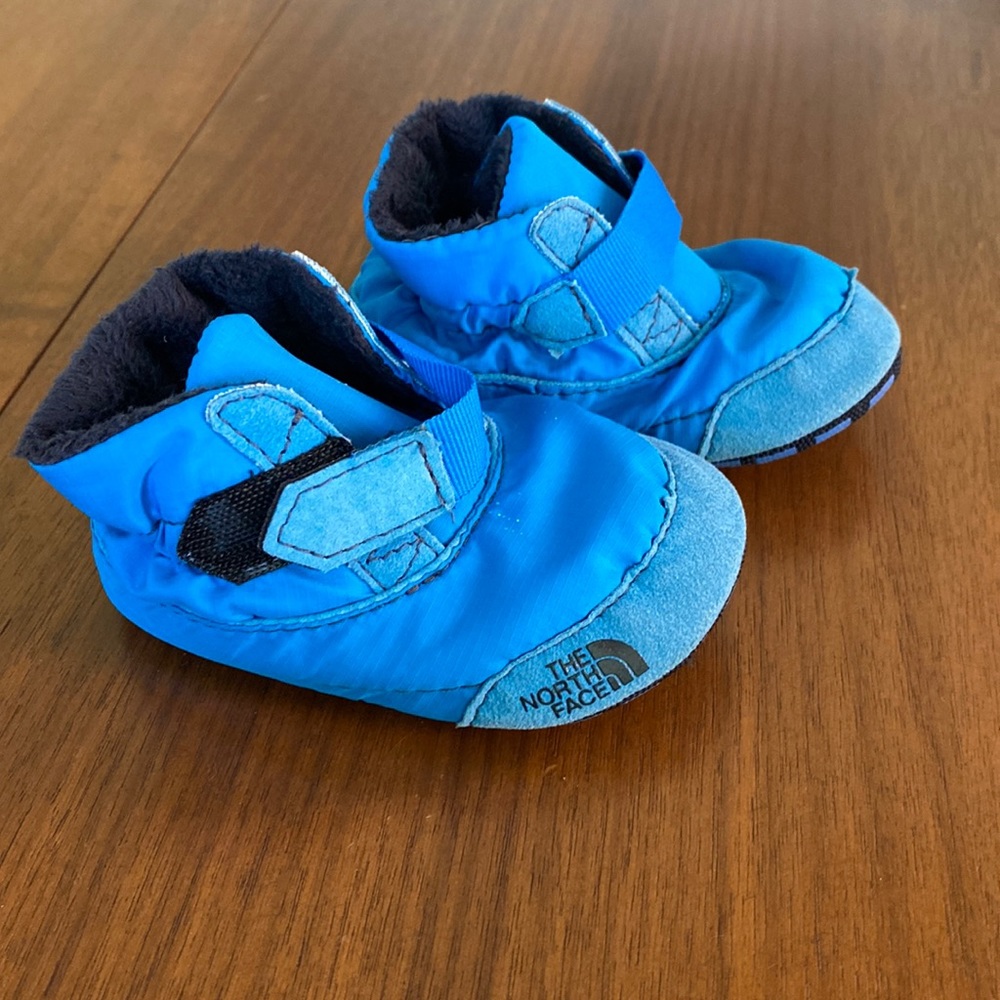 Baby The North Face Fleece Lined Velcro Booties
